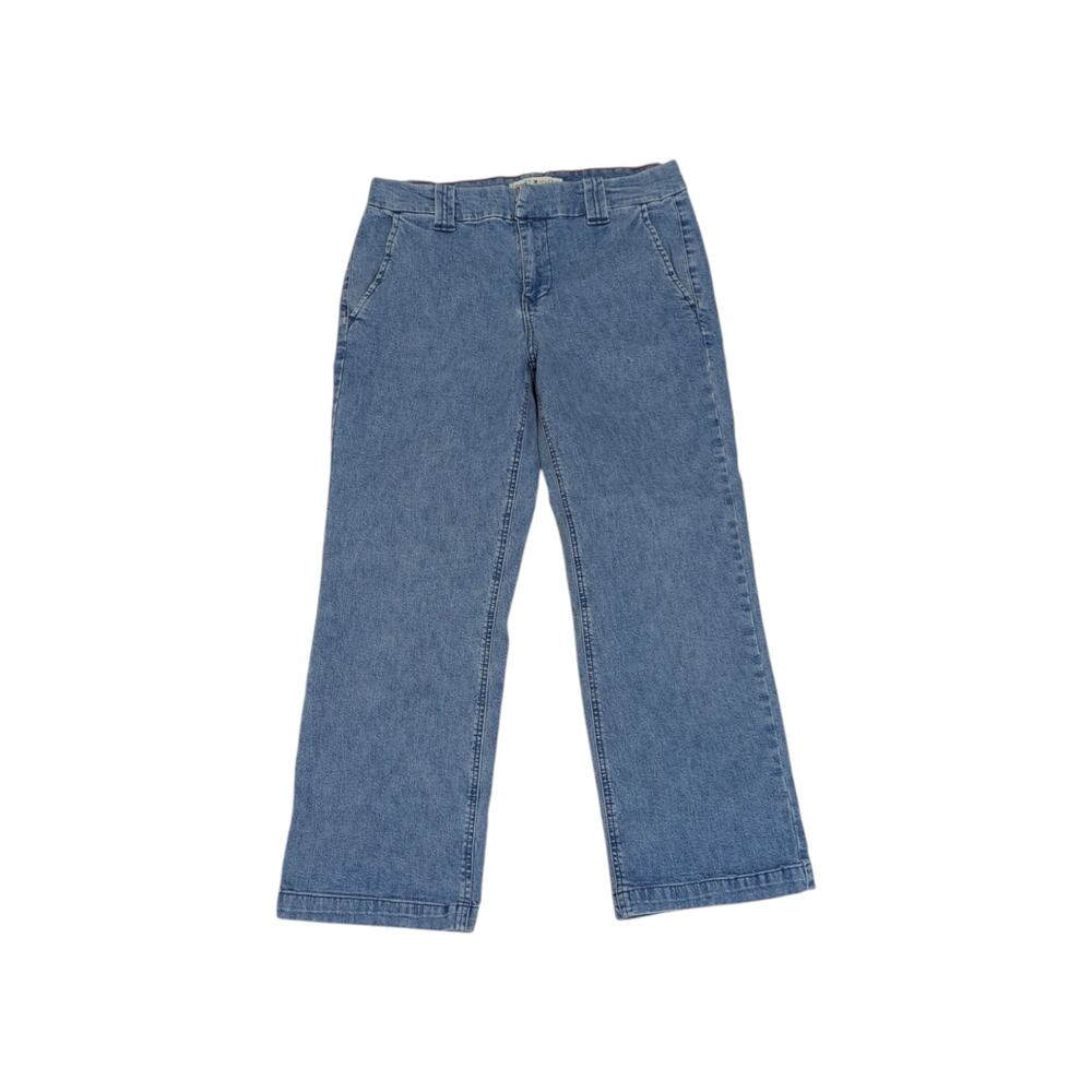 Vintage Tommy Hilfiger Bareback Jeans Y2K Cropped Ankle Straight Leg Medium Blue